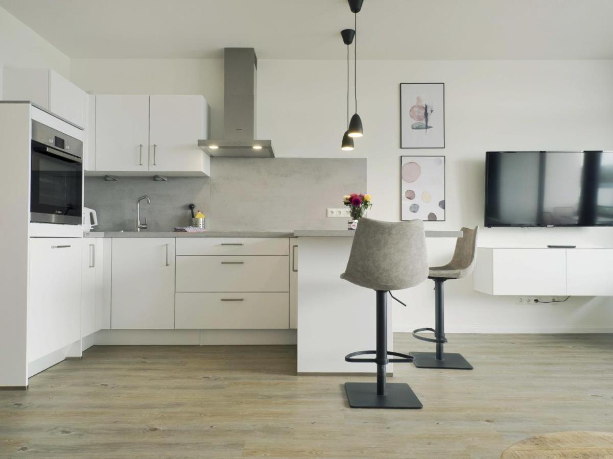 Traumhaftes Strand-Apartment Mit Meerblick Staberdorf Exterior photo